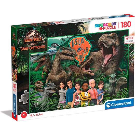 Puzzle Clementoni Jurassic World Camp du Crétacé 2 sur 180 Puzzle Clementoni Jurassic World Camp du Crétacé 2 sur 180
