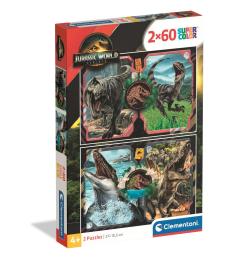 Puzzle Clementoni Jurassic World Rebirth 2 x 60 pièces