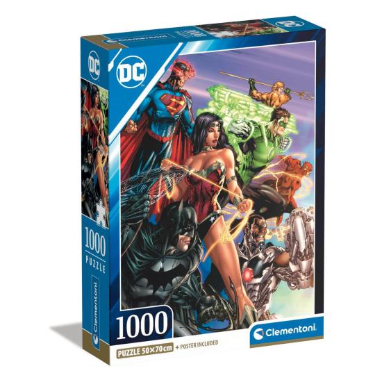 Puzzle Clementoni Justice League A de 1000 pièces Puzzle Clementoni Justice League A de 1000 pièces