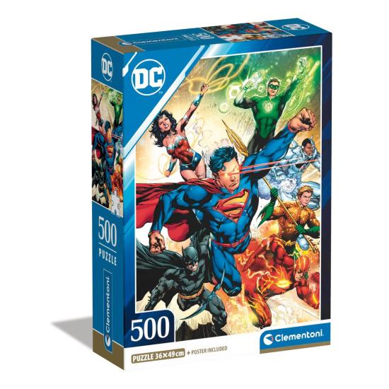 Puzzle Clementoni Justice League A de 500 Pcs