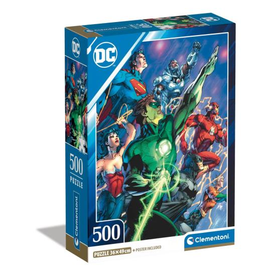 Puzzle Clementoni Justice League B de 500 Pcs