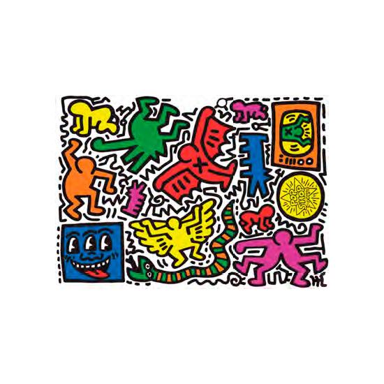 Clementoni Keith Haring 2 Puzzle 1000 pièces