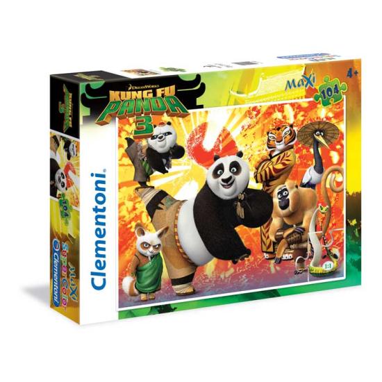 Clementoni Kung Fu Panda 3 Maxi Puzzle 104 pièces