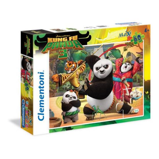 Clementoni Kung Fu Panda 3 Maxi Puzzle 60 pièces