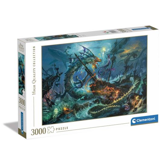 Puzzle Clementoni La Bataille Sous-marine 3000 pièces Puzzle Clementoni La Bataille Sous-marine 3000 pièces