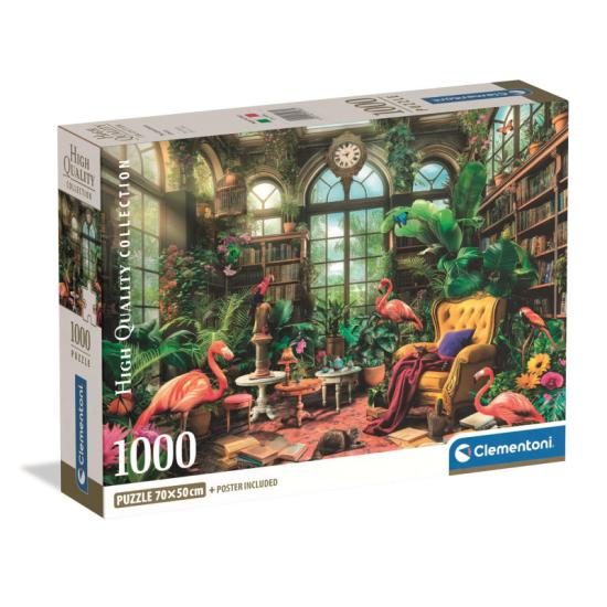 Puzzle Clementoni La bibliothèque de la serre 1000 pcs