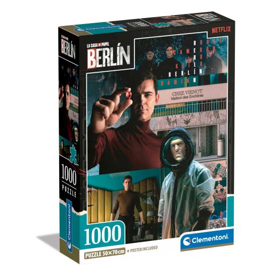 Puzzle Clementoni Le Vol d'argent Berlin 3 de 1000 Pcs