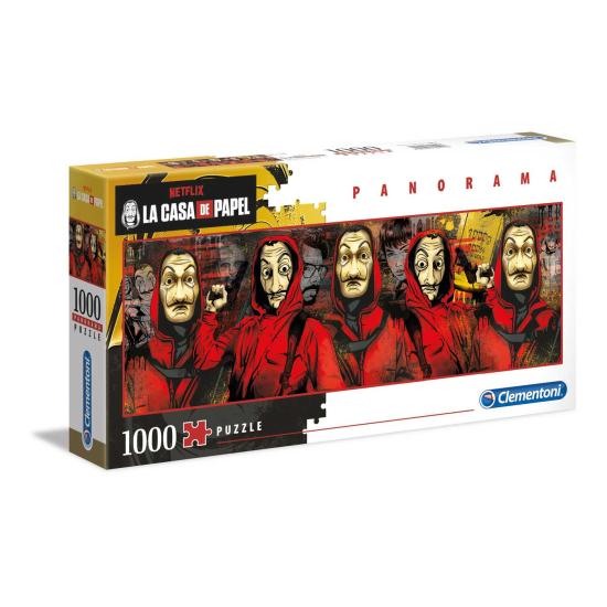 Clementoni Puzzle La Casa De Papel Panorama 1000 pièces