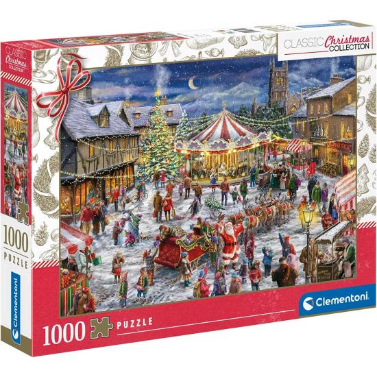 Puzzle Clementoni La Foire De Noël 1000 pièces