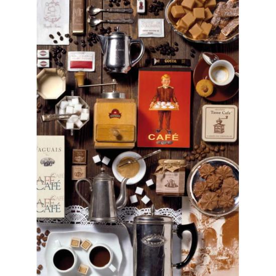 Puzzle Clementoni Coffee Time 500 pièces