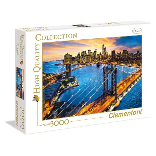 Clementoni New York la nuit Puzzle 3000 pièces