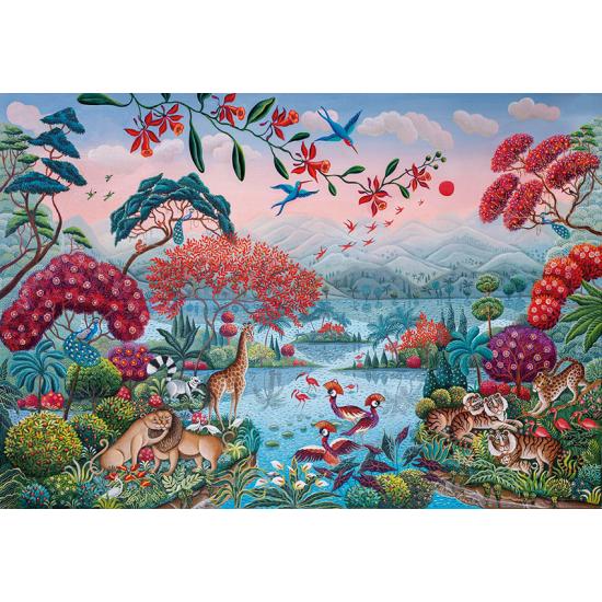 Puzzle Clementoni La paix de la jungle 2000 pièces Puzzle Clementoni La paix de la jungle 2000 pièces