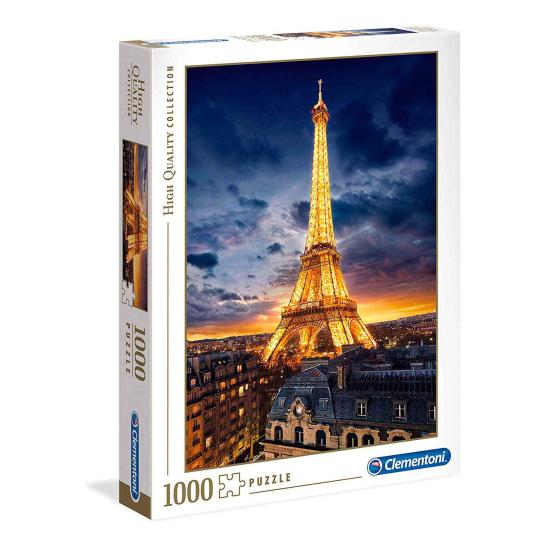 Clementoni Puzzle La Tour Eiffel la nuit 1000 pièces