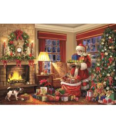 Puzzle Clementoni La Visite Du Père Noël 1000 pièces