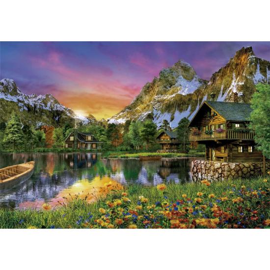 Clementoni Puzzle lac alpin 6000 pièces