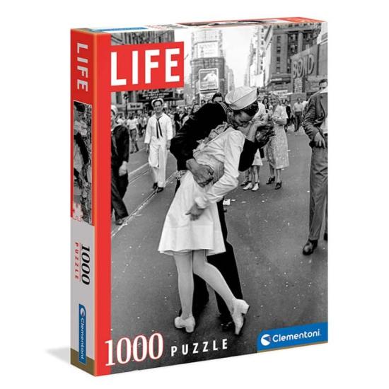 Clementoni Life Puzzle Baiser à Times Square 1000 pièces
