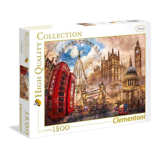 Clementoni London Puzzle Vintage 1500 pièces Clementoni London Puzzle Vintage 1500 pièces