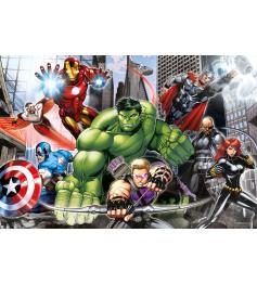 Clementoni Hulk et les Vengeurs Maxi Puzzle 104 pièces