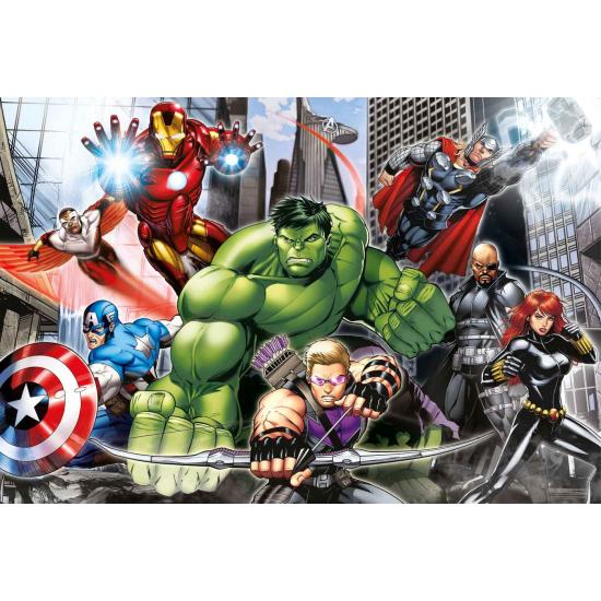 Clementoni Hulk et les Vengeurs Maxi Puzzle 104 pièces