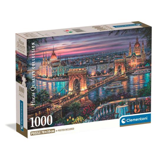 Puzzle Clementoni Lumières Du Danube 1000 pièces