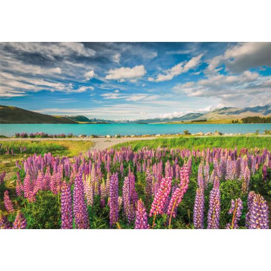 Puzzle Clementoni Lupins au lac Tekapo 1500 pièces