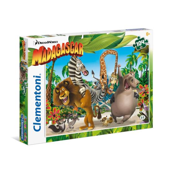 Clementoni Madagascar Puzzle 104 pièces