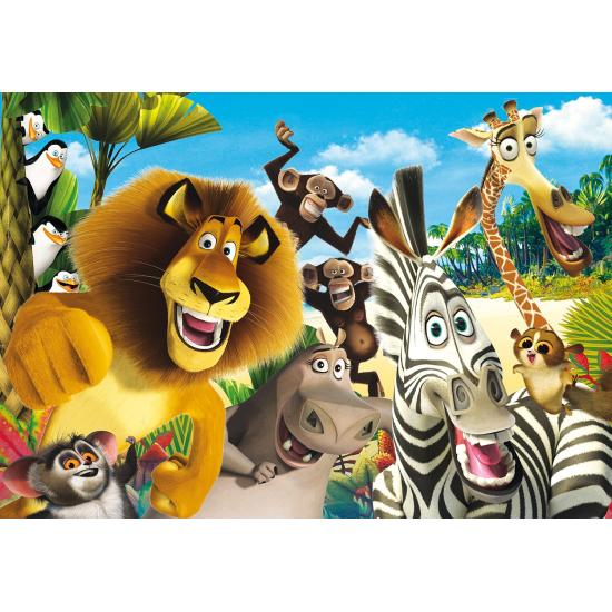 Clementoni Madagascar Maxi Puzzle 104 pièces Clementoni Madagascar Maxi Puzzle 104 pièces