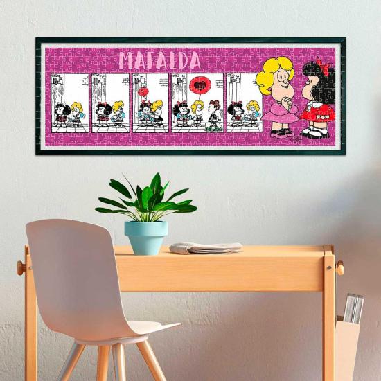 Clementoni Mafalda Puzzle panoramique 1000 pièces