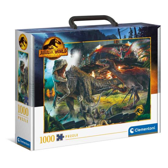 Clementoni Puzzle Mallette Jurassic World 3 1000 pièces