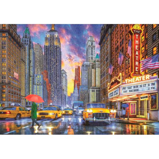 Puzzle Clementoni Pluvieux De Manhattan 2000 pièces
