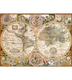 Puzzle Clementoni Carte Ancienne 3000 Pièces