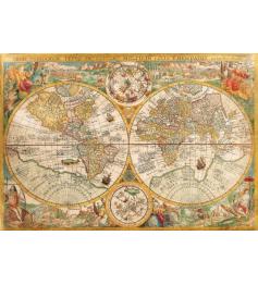 Puzzle Clementoni Ancienne Carte du Monde 2000 Pièces
