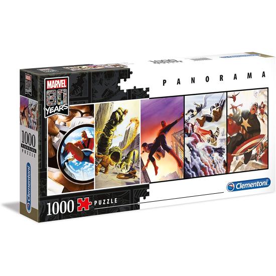Puzzle Clementoni Marvel 80s Panorama 1000 Pzs