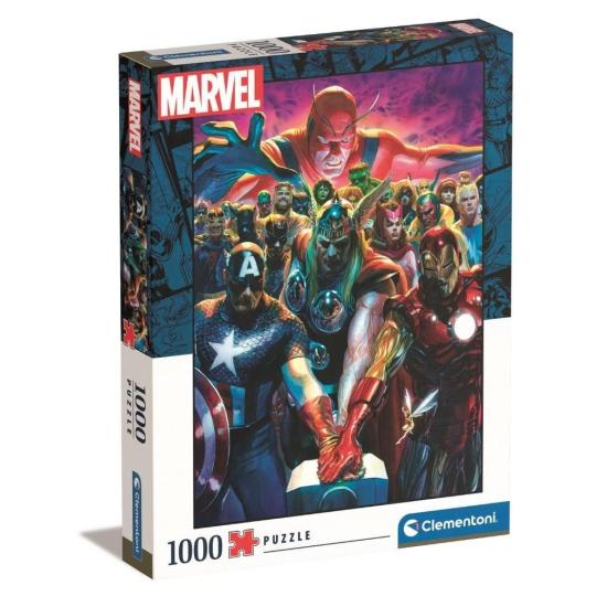 Puzzle Clementoni Marvel, Les Vengeurs 1000 pièces