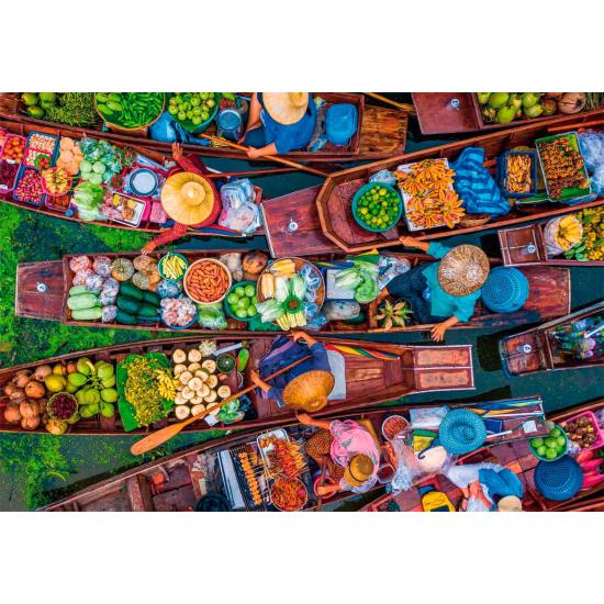 Puzzle Clementoni Marché flottant thaïlandais 1000 pcs