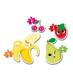 Puzzle Clementoni Mon Premier Puzzle Fruits 2-3-4-5 Pcs.