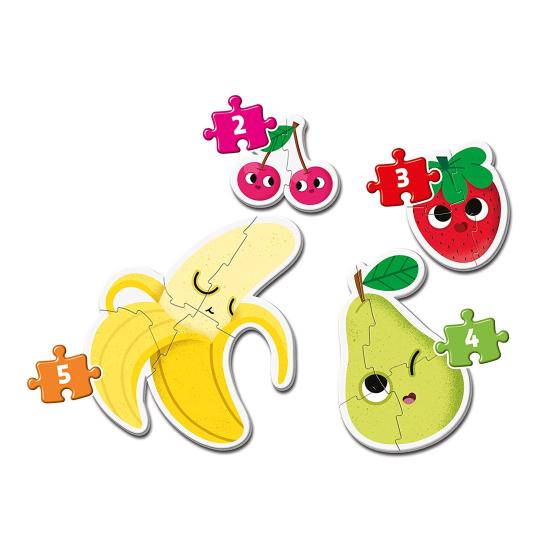 Puzzle Clementoni Mon Premier Puzzle Fruits 2-3-4-5 Pcs.