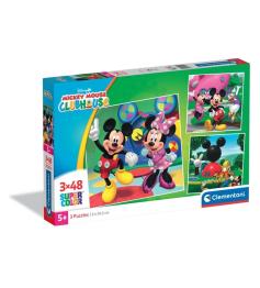 Puzzle Clementoni Mickey 3 x 48 pièces