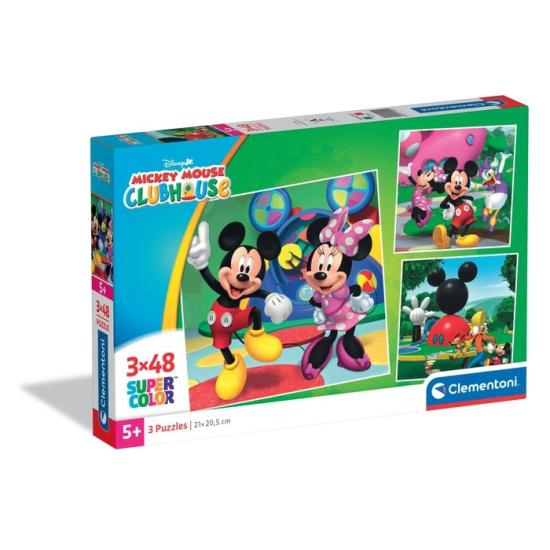 Puzzle Clementoni Mickey 3 x 48 pièces