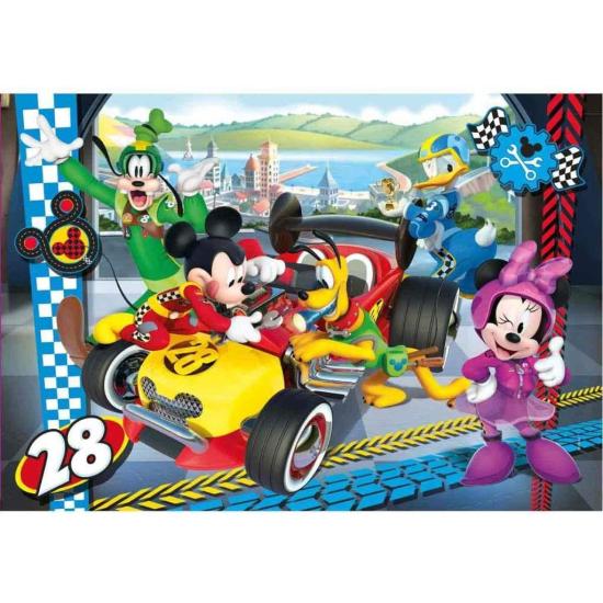 Clementoni Mickey Roadster Race Puzzle 104 pièces