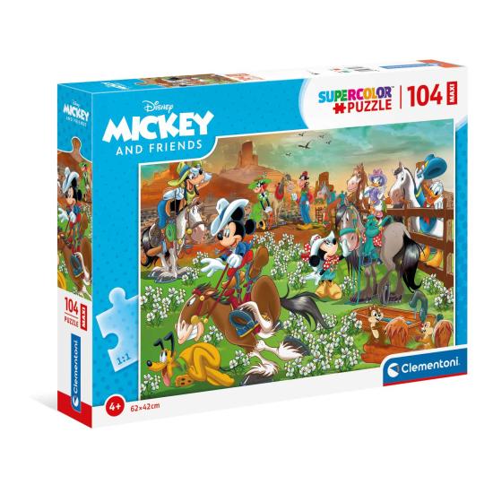 Puzzle Clementoni Mickey et ses amis Maxi 104 mcx Puzzle Clementoni Mickey et ses amis Maxi 104 mcx