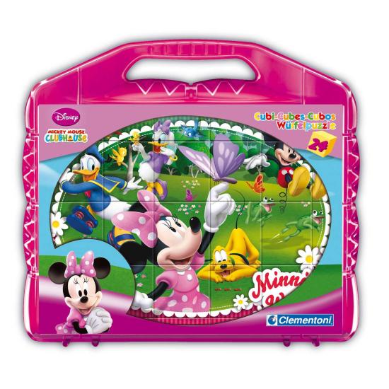 Clementoni Minnie Mouse Cube Puzzle 24 pièces