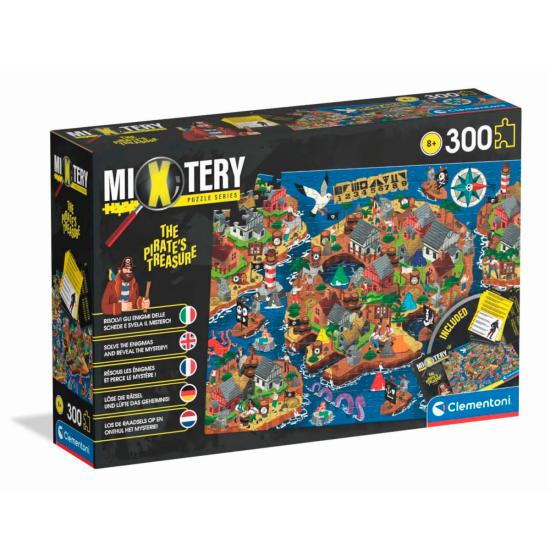 Puzzle Clementoni Mixtery Le trésor du pirate 300 pièces
