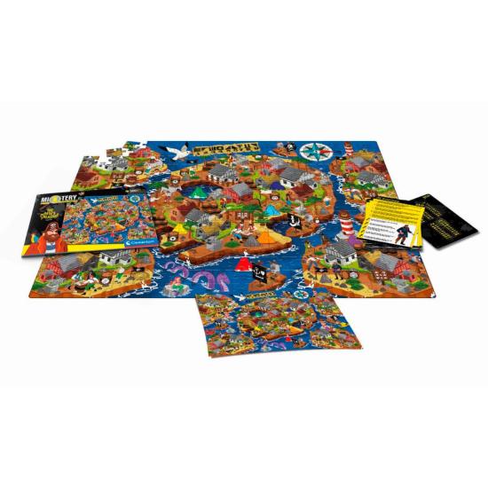 Puzzle Clementoni Mixtery Le trésor du pirate 300 pièces