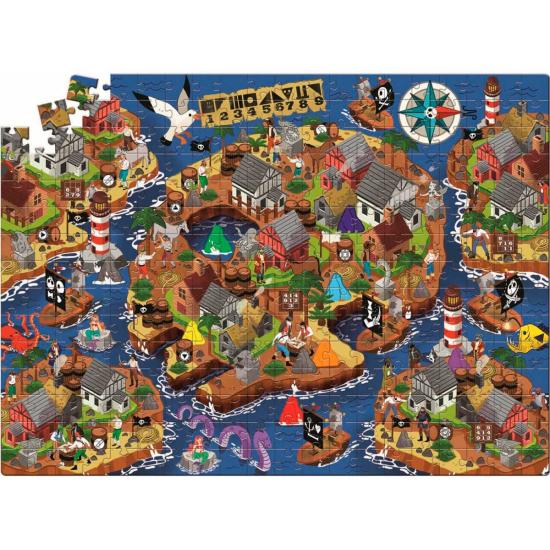 Puzzle Clementoni Mixtery Le trésor du pirate 300 pièces