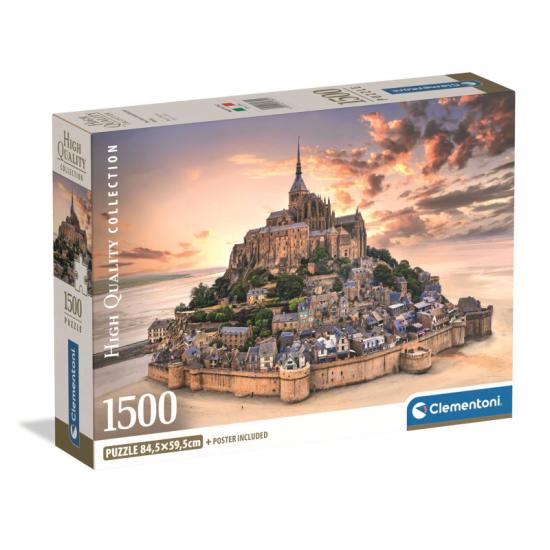 Puzzle Clementoni Mont Saint Michel 1500 pièces