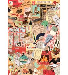 Puzzle Clementoni Plus c'est plus, livres et écriture 1000 pcs