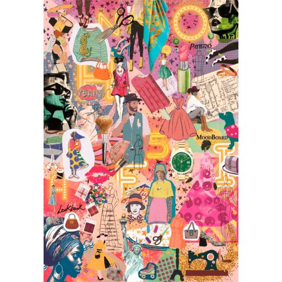 Puzzle Clementoni Plus c'est plus, Mode Design 1000 pcs