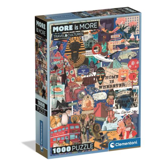 Puzzle Clementoni Plus c'est plus, Voyages et culture 1000 pcs