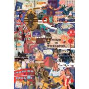 Puzzle Clementoni Plus c'est plus, Voyages et culture 1000 pcs